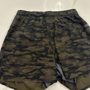 Lululemon shorts. Medium. 5” inseam. No liner. Camo!